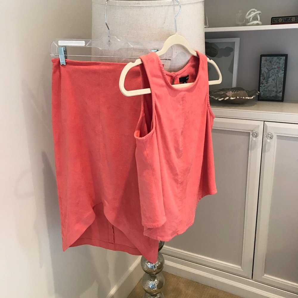 Bubble gum pink skirt/top by aqua